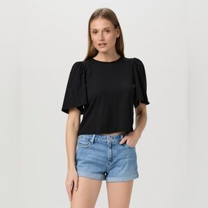 PAIGE DENIM JIMMY JIMMY SHORTS SIZE 28